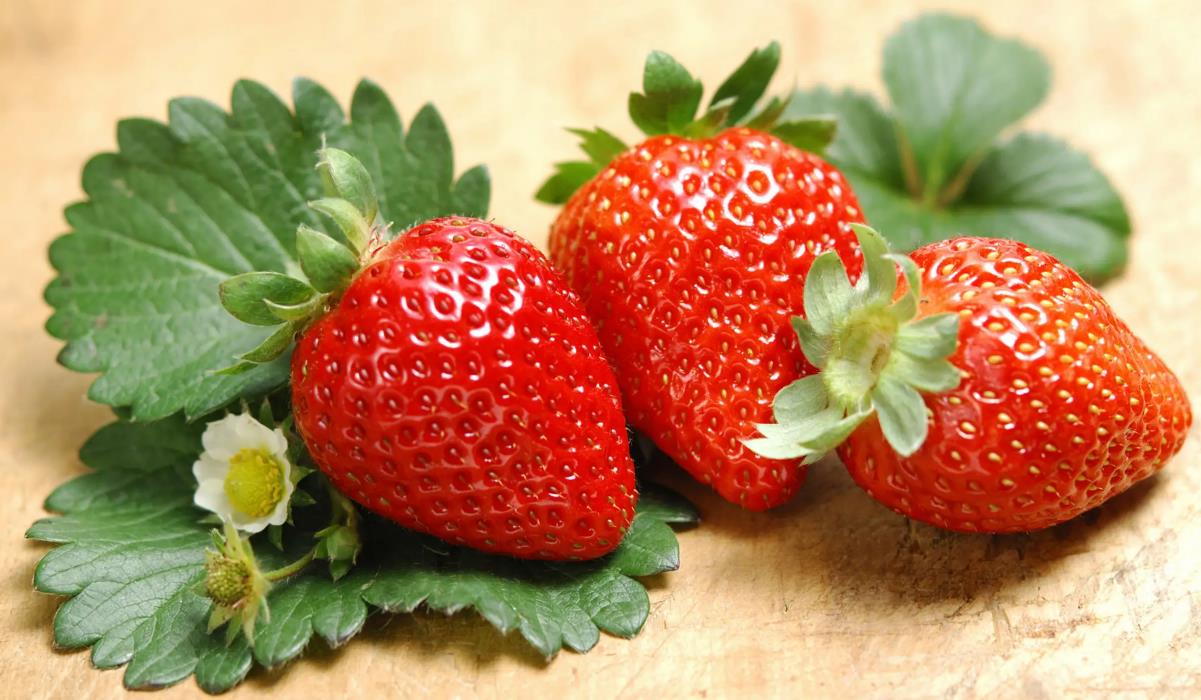 ripe strawberries